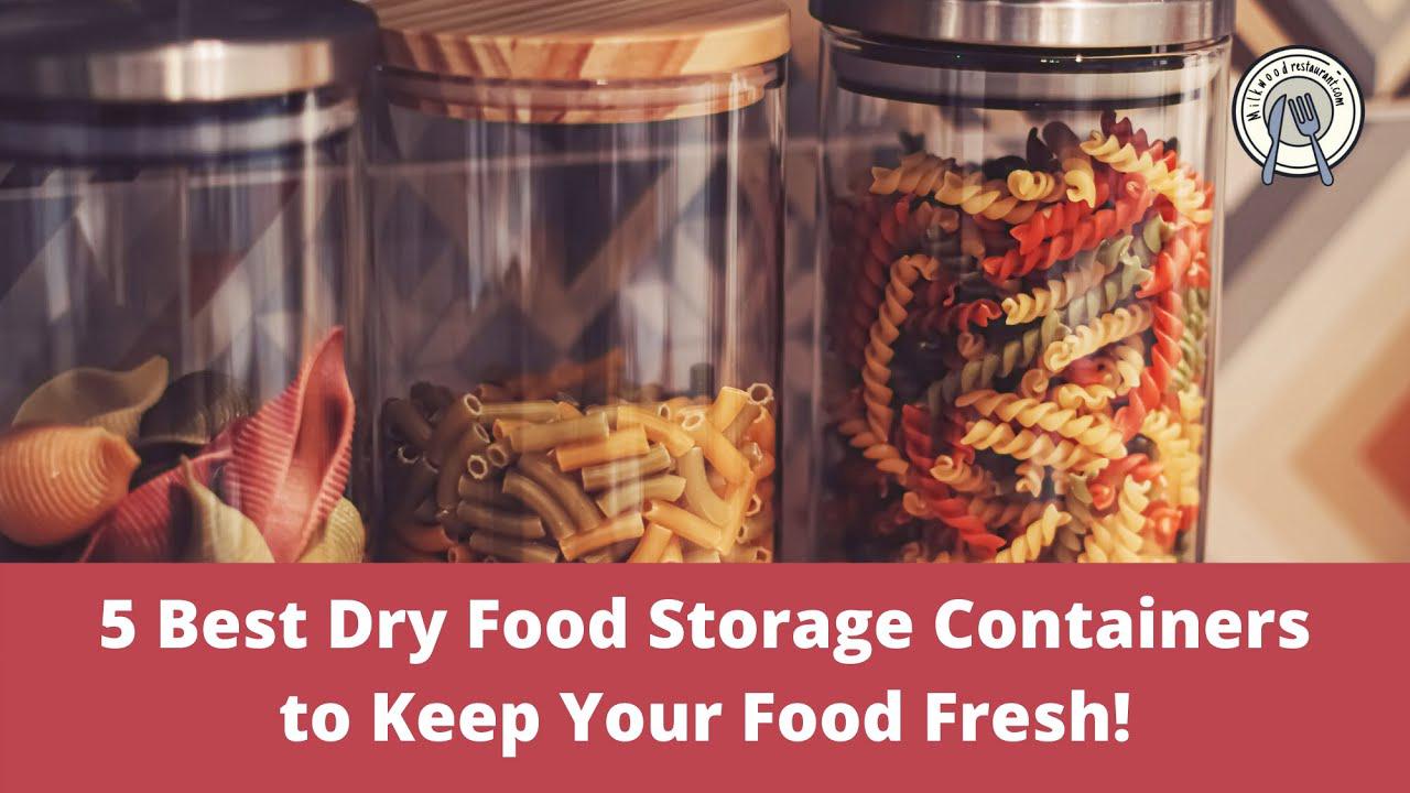'Video thumbnail for 5 Best Dry Food Storage Containers to Keep Your Food Fresh!'