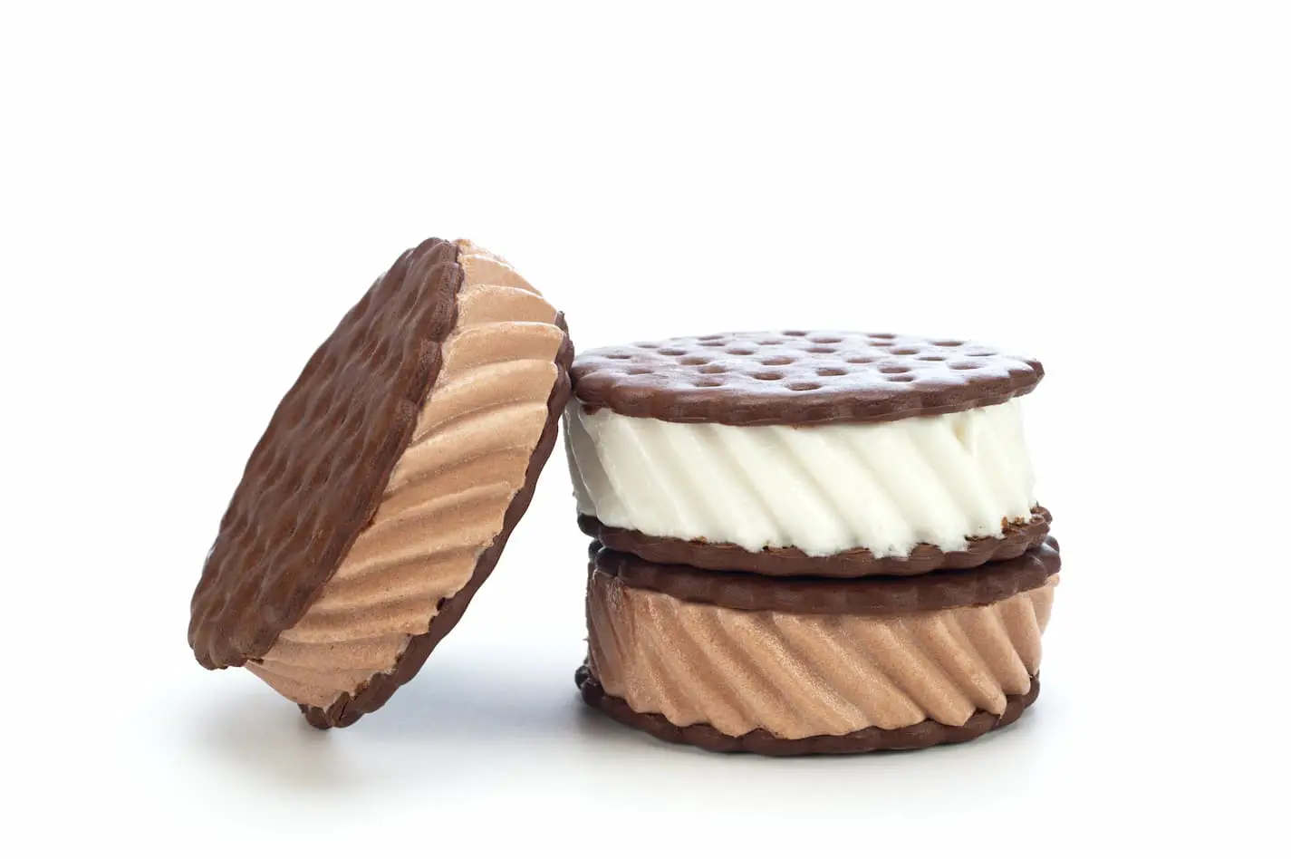 an image of ice cream sandwiches before being freeze-dried