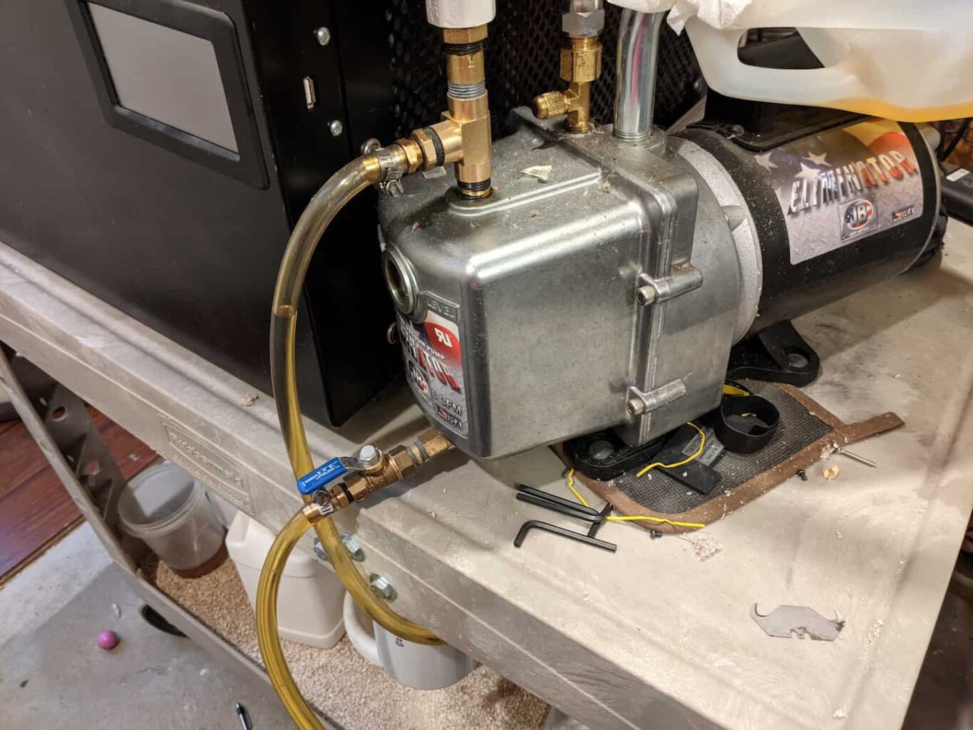 Harvest Right Freeze Dryers: Step by step Setup instructions (with pictures) 3 An image of our Harvest Right freeze dryer's vacuum pumps.